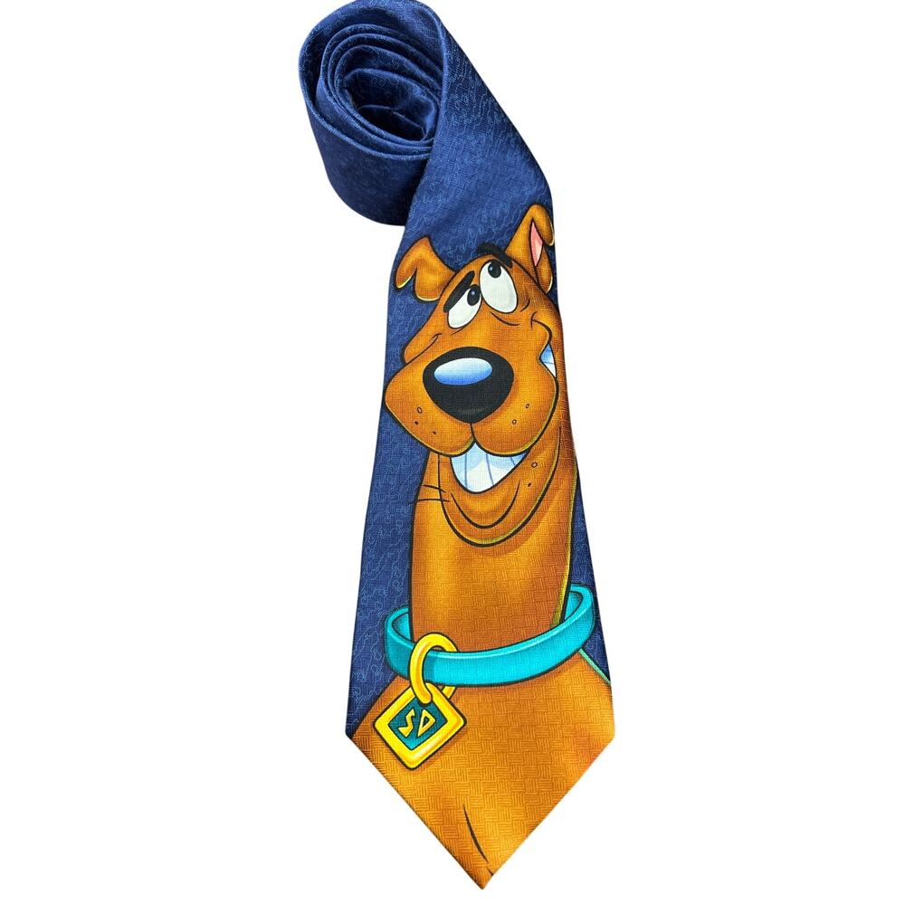 Vintage‎ Scooby-Doo Cartoon Network Novelty Neck Tie 2003 Hanna-Barbera